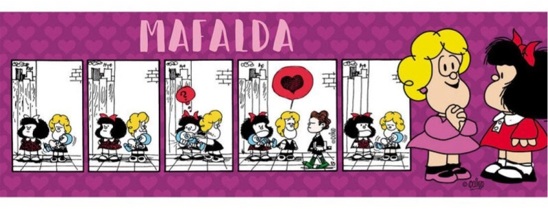 CLEMENTONI Panoramatické Mafalda 1000 dílků