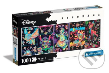 CLEMENTONI Panoramatické Disney Radost 1000 dílků