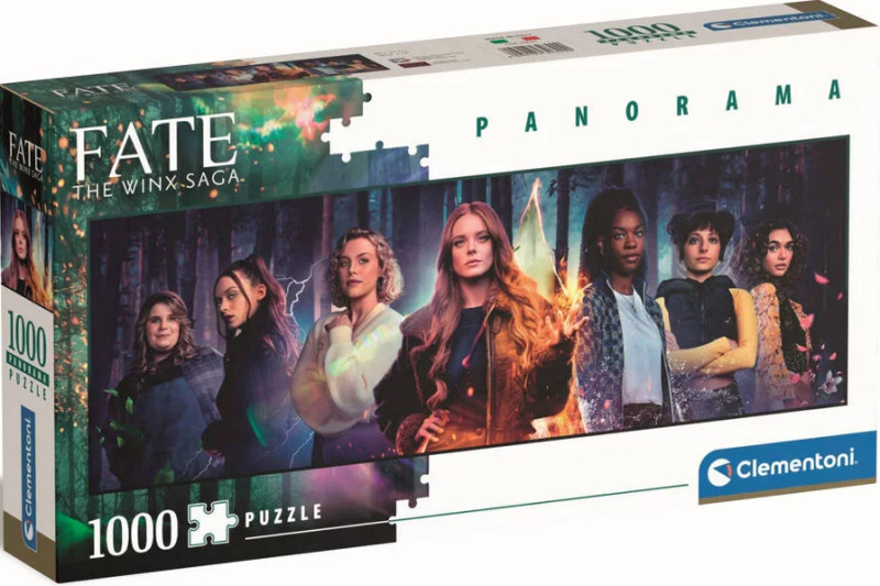 CLEMENTONI Panoramatické Winx saga: Osud Fate 1000 dílků