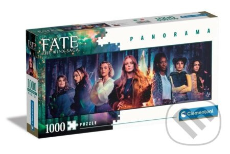 CLEMENTONI Panoramatické Winx saga: Osud Fate 1000 dílků