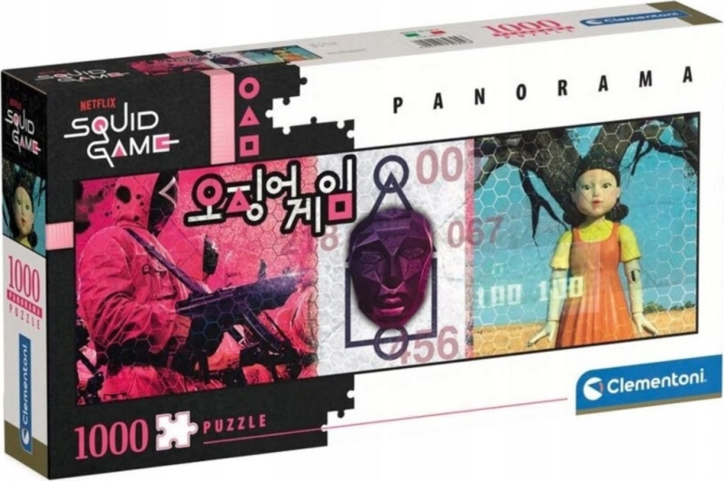 CLEMENTONI Panoramatické Netflix: Squid Game Hra na oliheň 1000 dílků