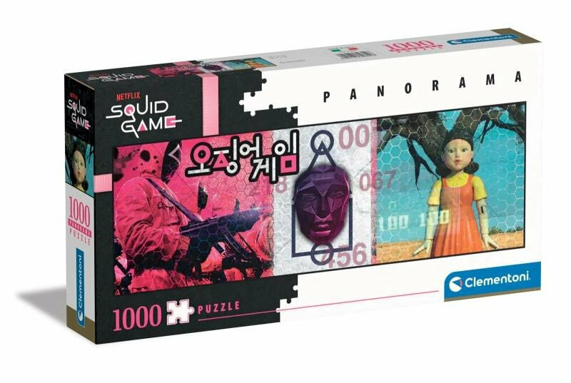 CLEMENTONI Panoramatické Netflix: Squid Game Hra na oliheň 1000 dílků