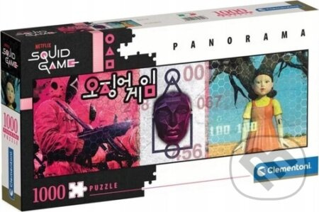 CLEMENTONI Panoramatické Netflix: Squid Game Hra na oliheň 1000 dílků