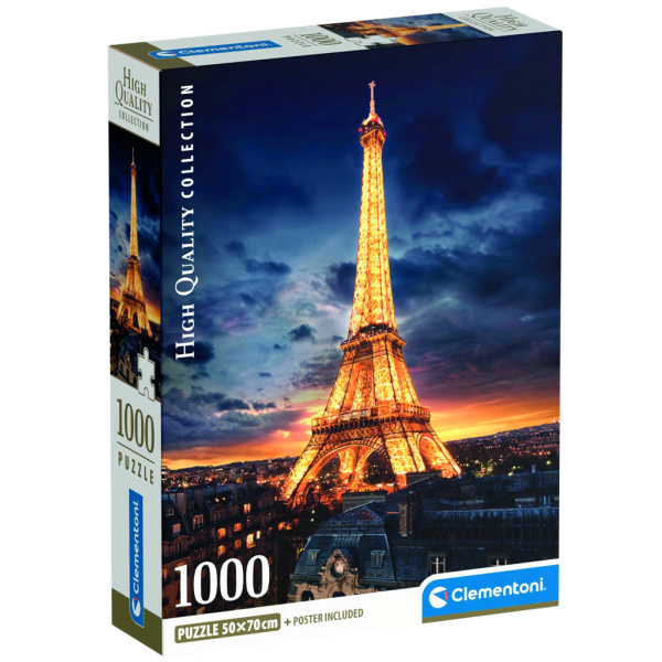 Puzzle 1000 dílků Kompaktní Eiffelova věž
