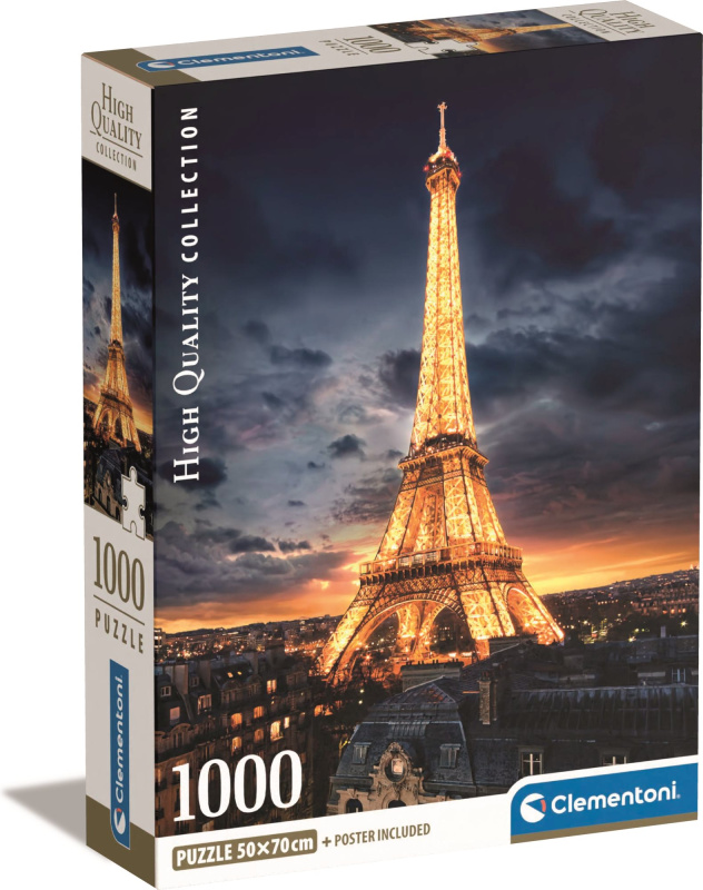 Puzzle 1000 dílků Kompaktní Eiffelova věž