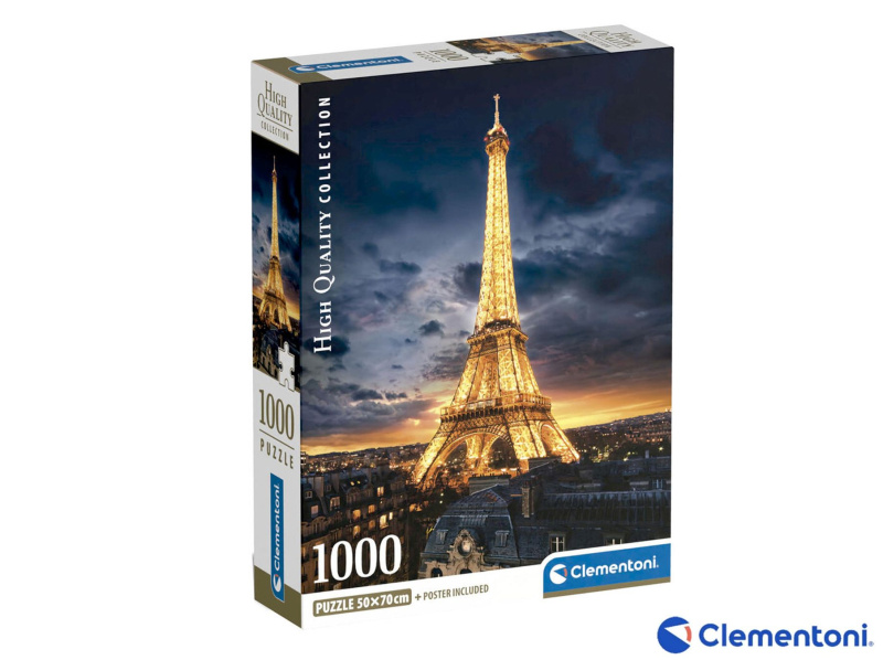 Puzzle 1000 dílků Kompaktní Eiffelova věž