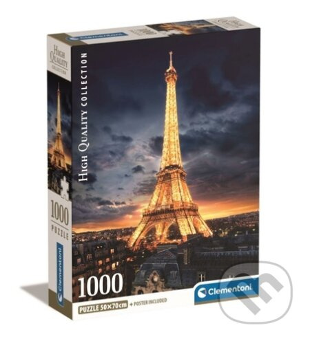 Puzzle 1000 dílků Kompaktní Eiffelova věž