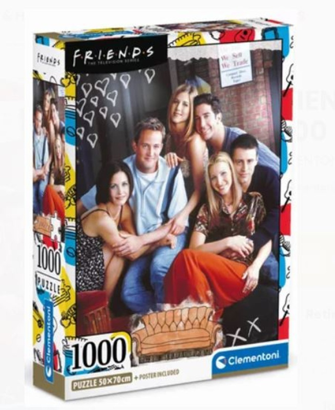 CLEMENTONI Puzzle Přátelé 1000 dílků