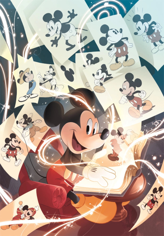 CLEMENTONI Disney 100 let: Mickey 1000 dílků