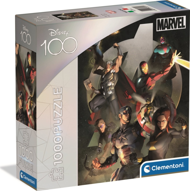 Puzzle 1000 prvků Disney 100 Avengers