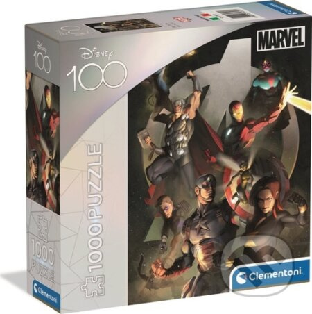 Puzzle 1000 prvků Disney 100 Avengers