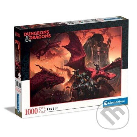 CLEMENTONI Dungeons & Dragons 1000 dílků