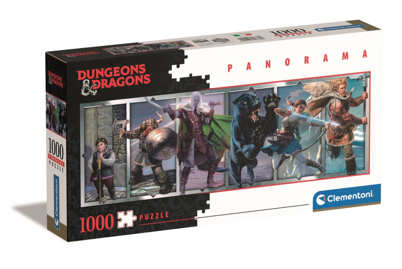 CLEMENTONI Panoramatické Dungeons & Dragons 1000 dílků