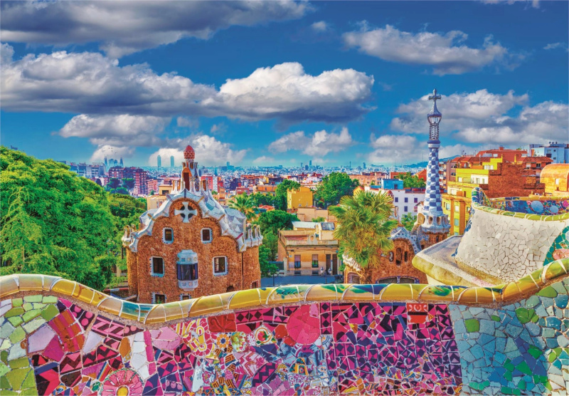 CLEMENTONI Park Güell Barcelona 1000 dílků