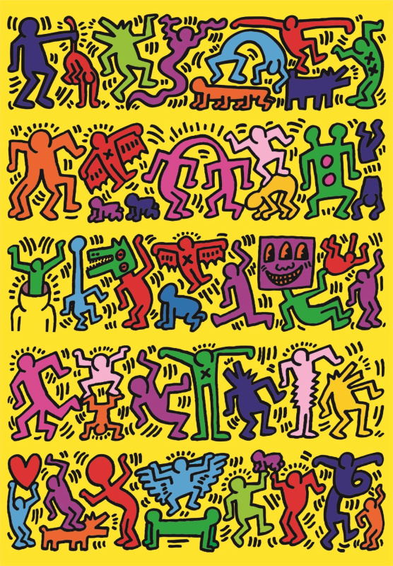 Puzzle 1000 dílků - Art NOVO - Keith Haring