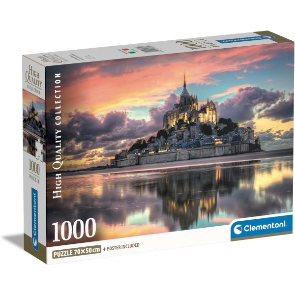 Clementoni Puzzle 1000 dílků Mont Saint-Michel