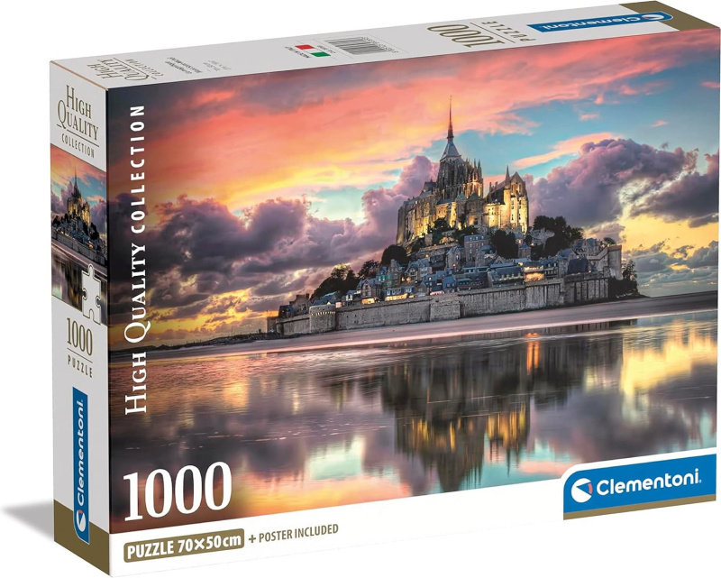 Clementoni Puzzle 1000 dílků Mont Saint-Michel