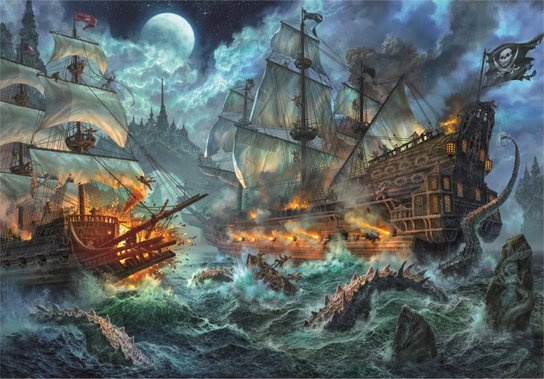Puzzle Bitva pirátů