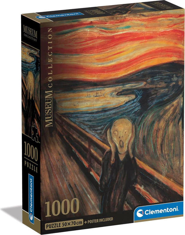 Clementoni Kompaktní muzeum L'urlo Di Munch 1000 dílků