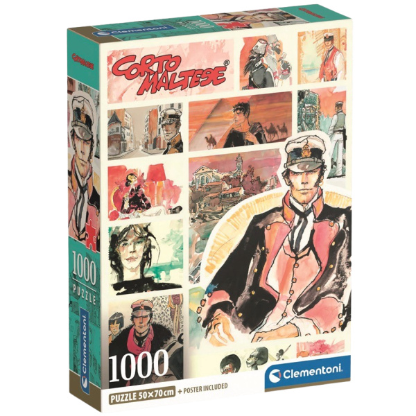 CLEMENTONI Corto Maltese Daleká cesta 1000 dílků