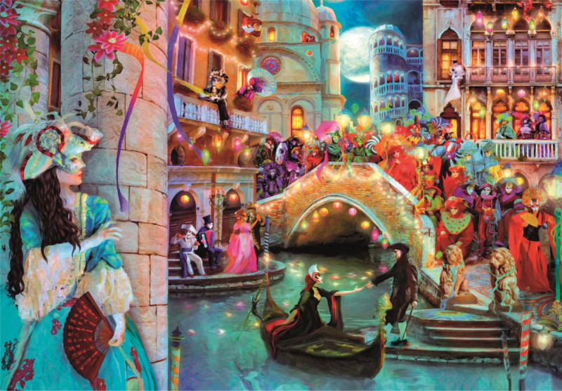 CLEMENTONI Měsíc karnevalu 1000 dílků