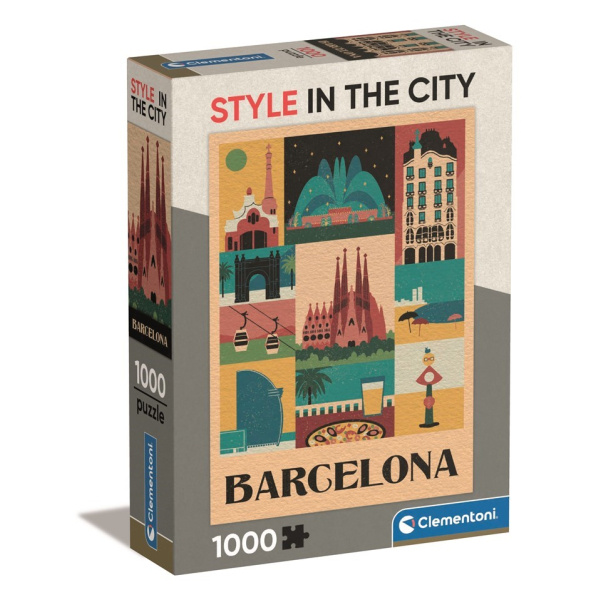 Puzzle Style in the City: Barcelona - puzzle z kategorie Města a stavby