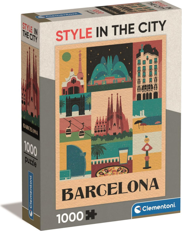 Puzzle Style in the City: Barcelona - puzzle z kategorie Města a stavby