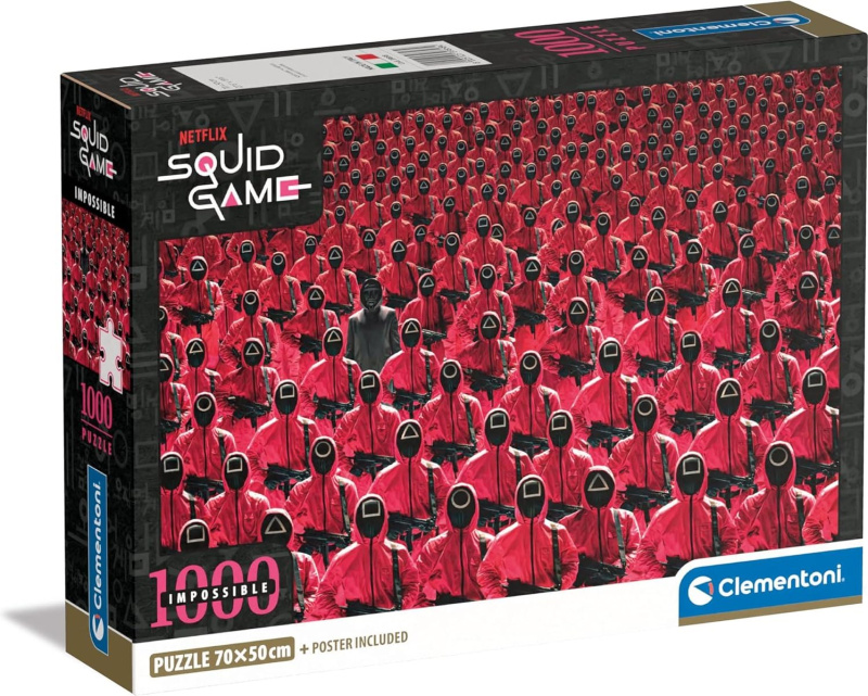 Klementoni nemožné puzzle: Hra na oliheň 1000 dílků