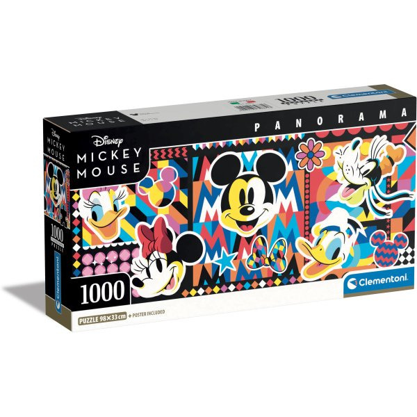 CLEMENTONI Panoramatické Disney klasika 1000 dílků