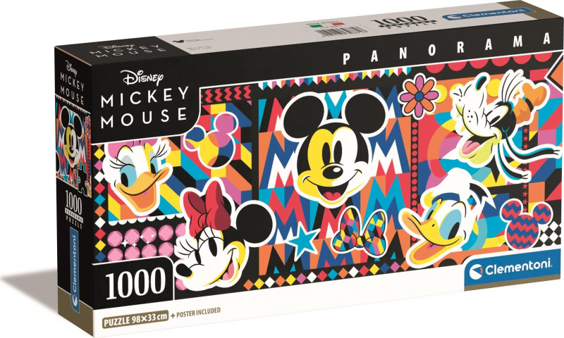 CLEMENTONI Panoramatické Disney klasika 1000 dílků