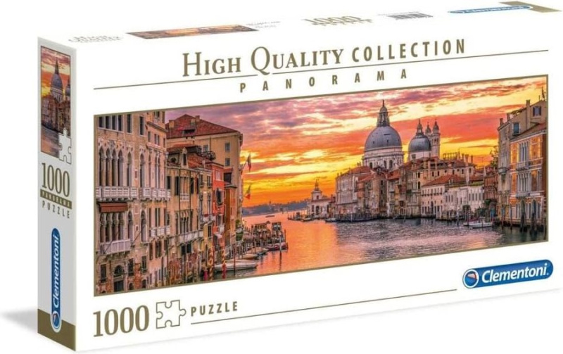 Puzzle Panorama Grand Canal - puzzle z kategorie Města a stavby