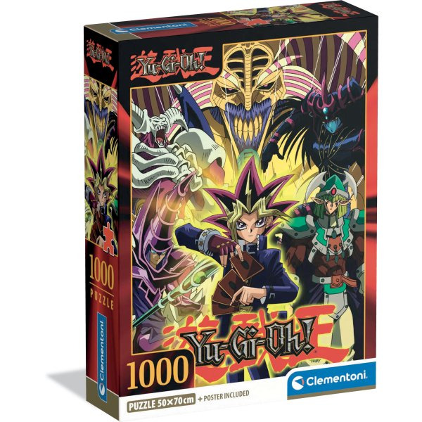 Puzzle Yu-Gi-Oh! – anime koláž 1000 dílků CLEMENTONI