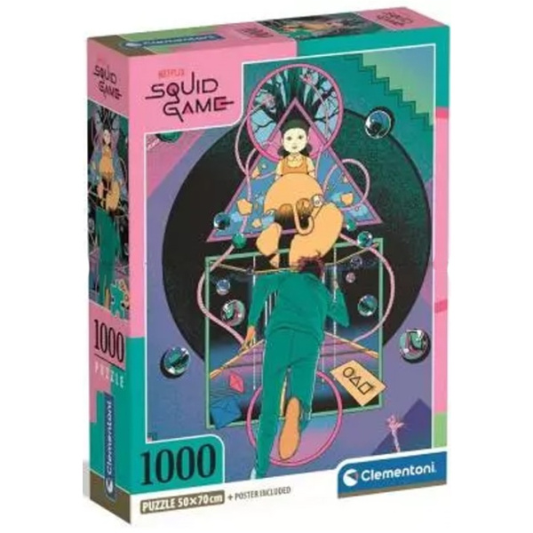 CLEMENTONI Puzzle Netflix: Squid game 2 (Hra na oliheň 2) 1000 dílků