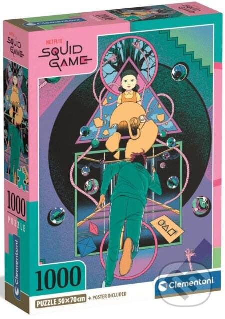 CLEMENTONI Puzzle Netflix: Squid game 2 (Hra na oliheň 2) 1000 dílků