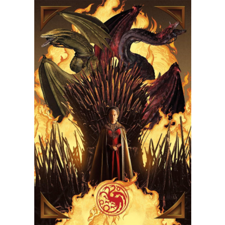 CLEMENTONI Puzzle Rod draka: Rhaenyra Targaryen 1000 dílků