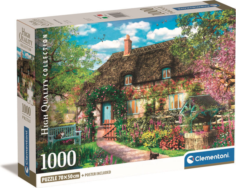 Puzzle Stará chalupa - puzzle z kategorie Umělecké