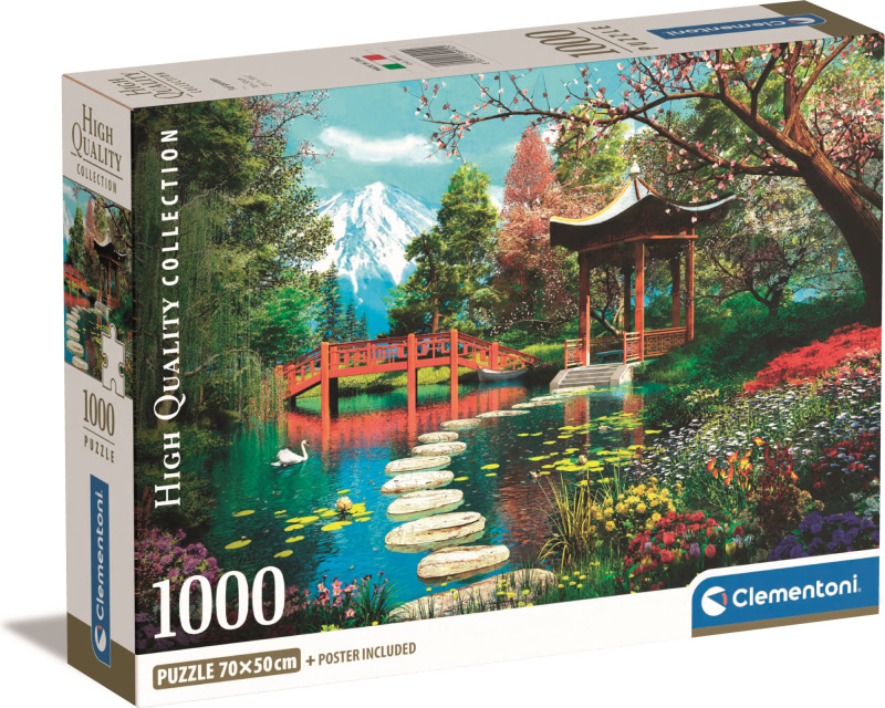 Puzzle Zahrada Fuji - puzzle z kategorie Umělecké