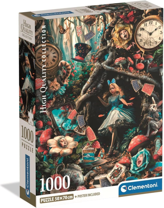 Clementoni Puzzle Další den ve Wonderlandu 1000 dílků