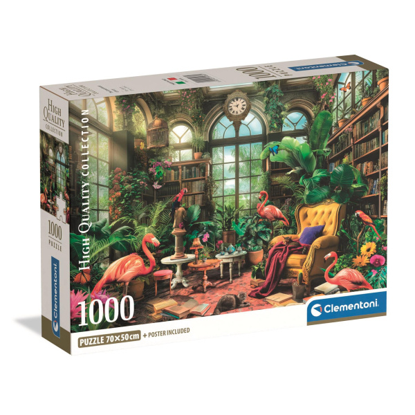 Puzzle Knihovna ve Skleníku 1000 dílků