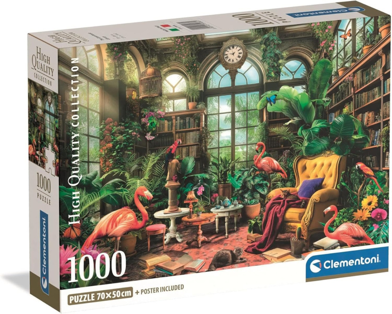 Puzzle Knihovna ve Skleníku 1000 dílků