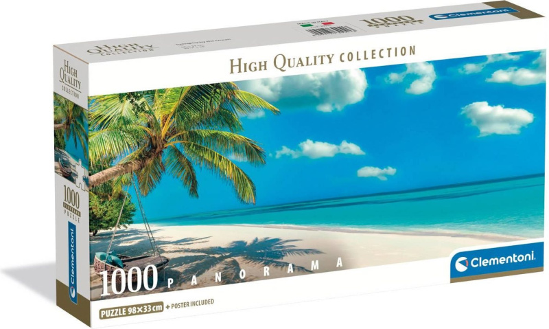 Clementoni - Puzzle 1000 Panorama Houpání u oceánu