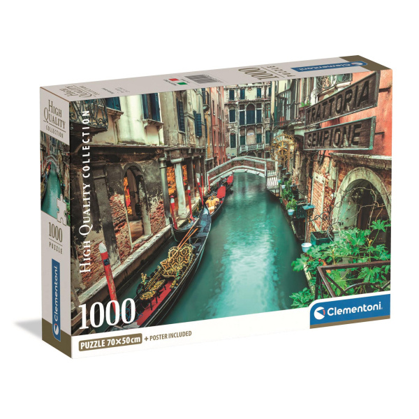 Clementoni - Puzzle 1000 Benátský kanál
