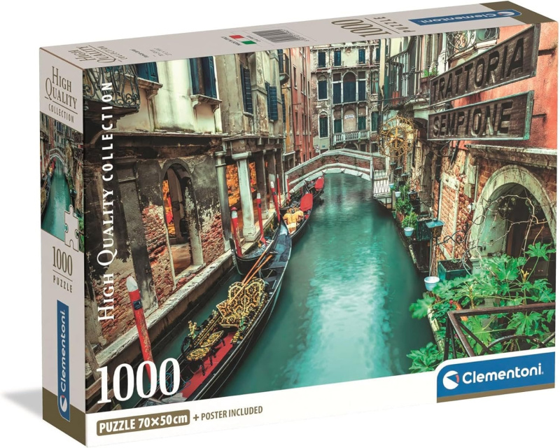 Clementoni - Puzzle 1000 Benátský kanál