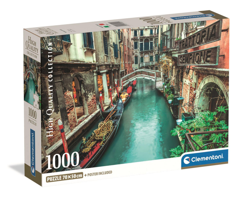 Clementoni - Puzzle 1000 Benátský kanál