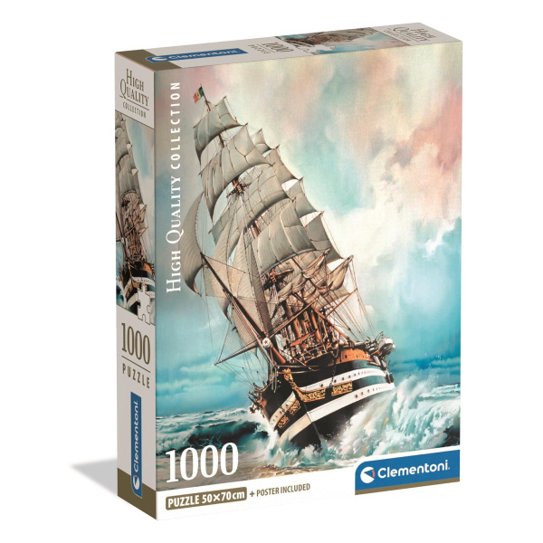 Clementoni - Puzzle 1000 Amerigo Vespucci