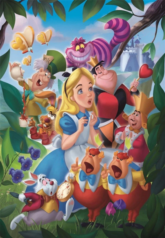 Clementoni puzzle Alenka v říši divů 1000 dílků