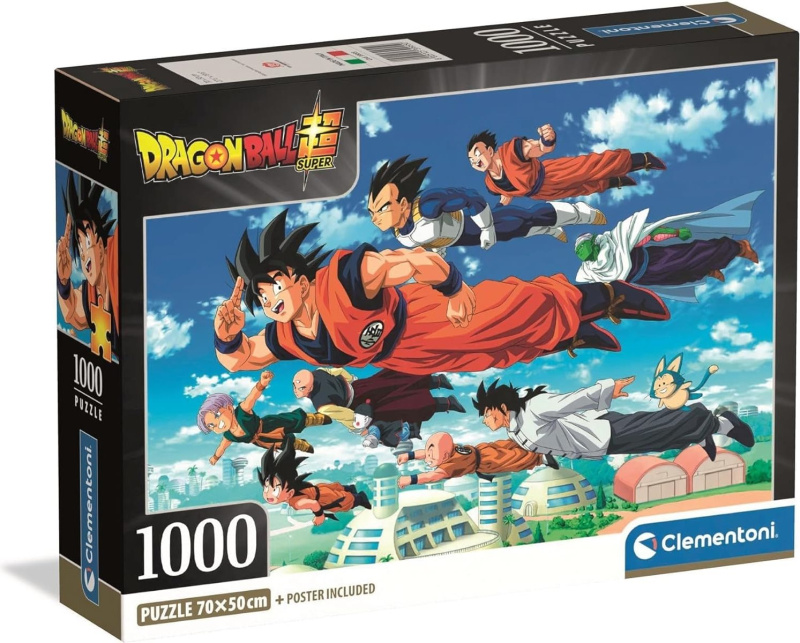 Clementoni puzzle Dragon Ball průlet 1000 dílků