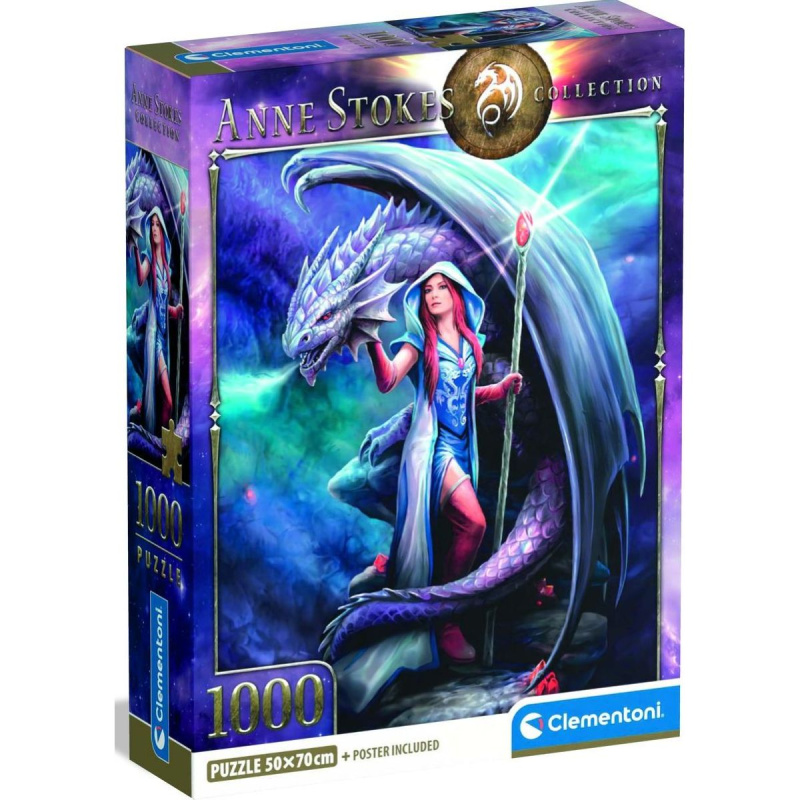 Clementoni Puzzle Dračí Čarodějka 1000 Dílků