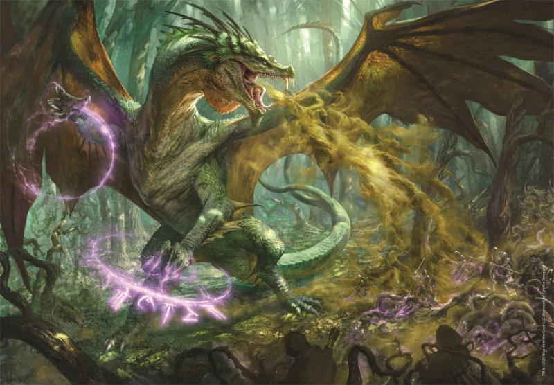 Puzzle Clementoni: Dračí Dungeons & Dragons 1000 dílků