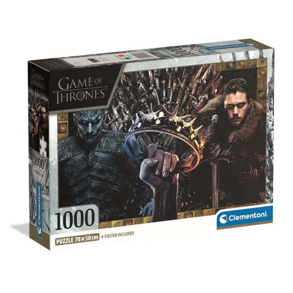 Clementoni - Puzzle 1000 Hra o trůny